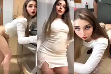 Bule Russia Selebrgram Doggy Brutal Memek Tembem Becek